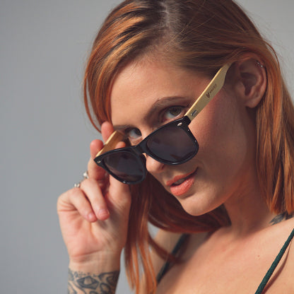 Bamboo Recycled Polycarbonate UV400 Sunglasses