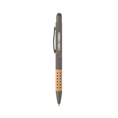 Bamboo Grip Stylus Pen