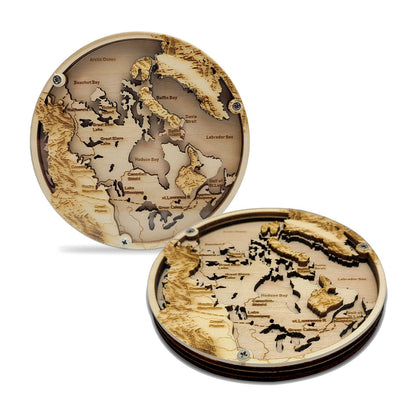 Layered Wood Coaster