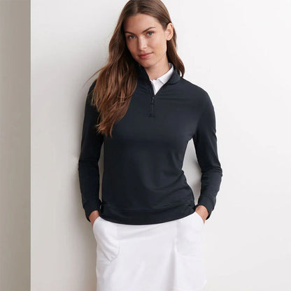Peter Millar Women's Essential Quarter-Zip Pullover
