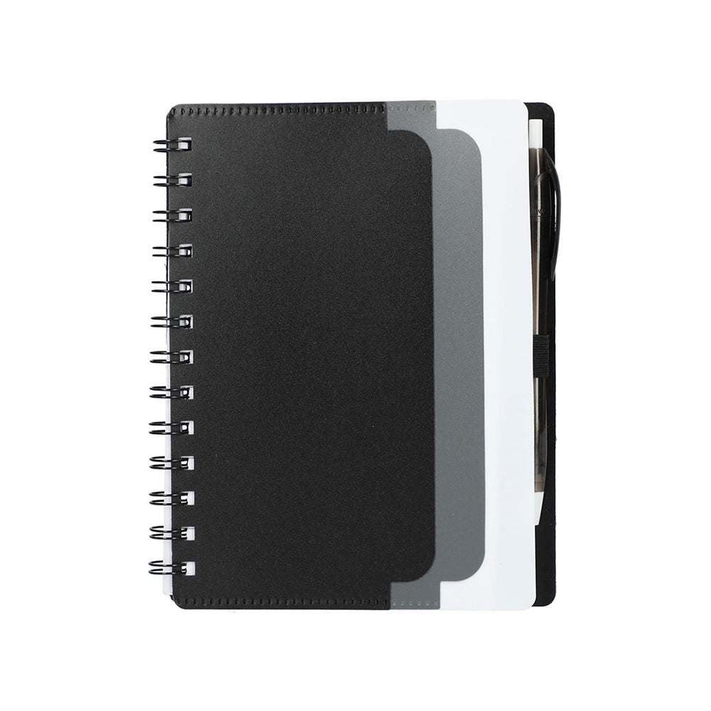 Recycled Pocket Spiral Notebook with Pen